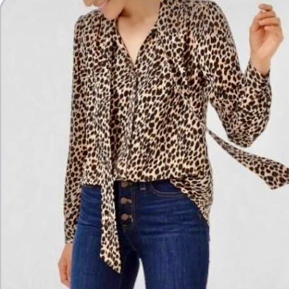 J. Crew Leopard Shirts 2 for $20 - Picture 2 of 5